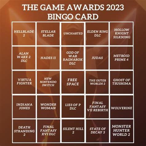 which bingo awards 2023.